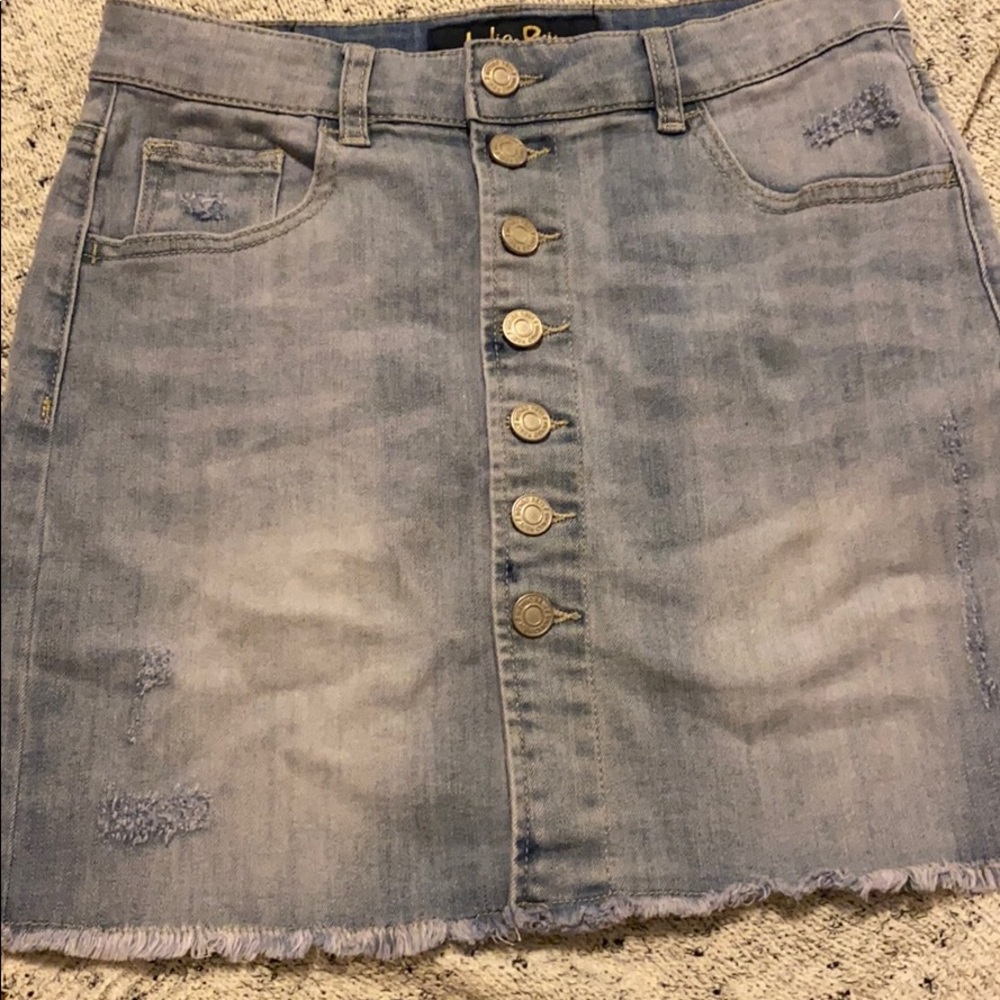Jean skirt!!